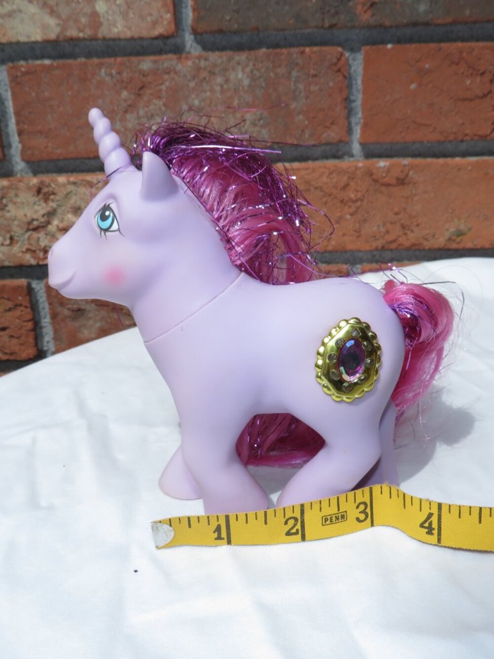 Vintage 1987 Hasbro My Little Pony Unicorn • Pastel Purple Collectible Figurine